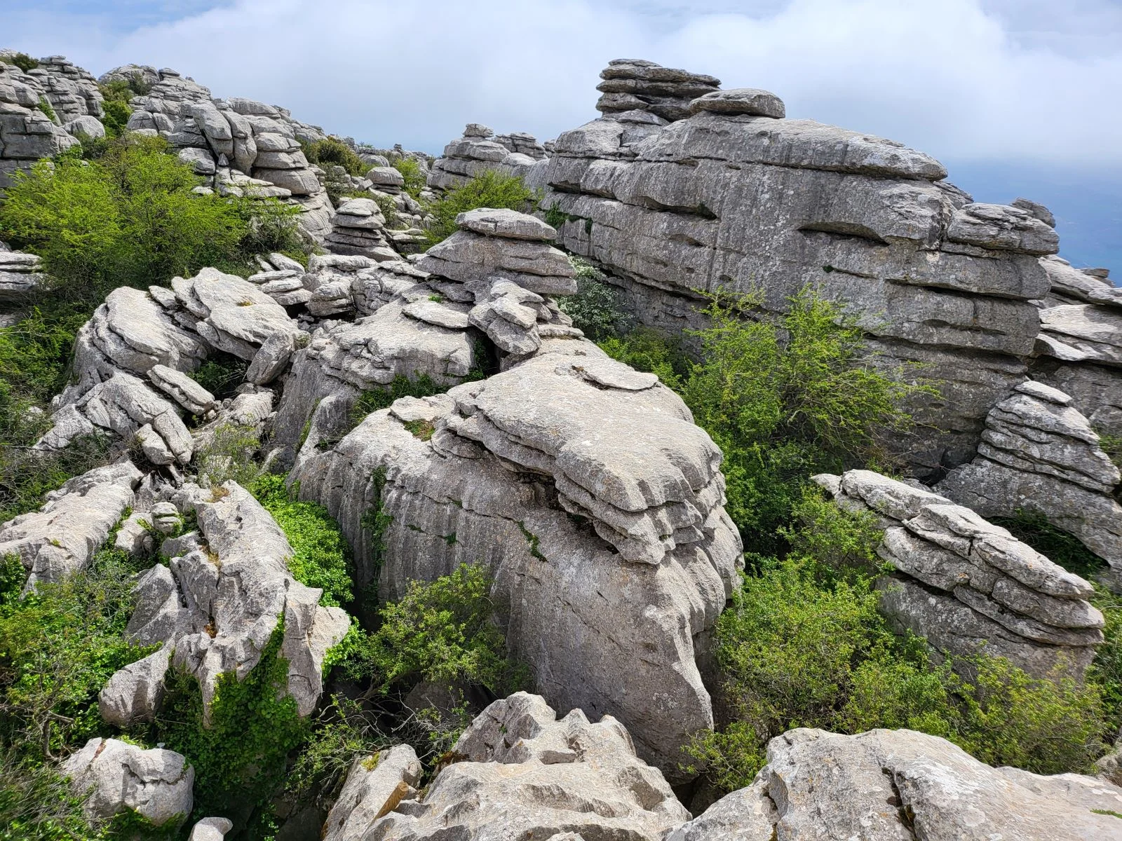 el Torcal s dětmi