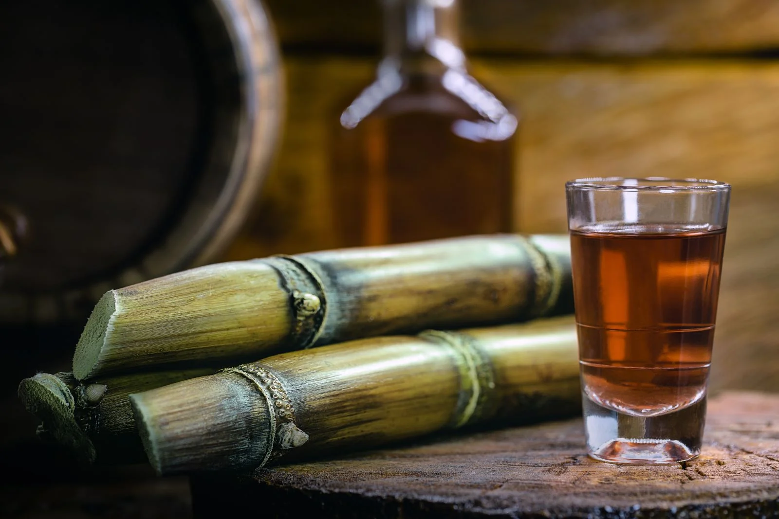 rum from sugar cane